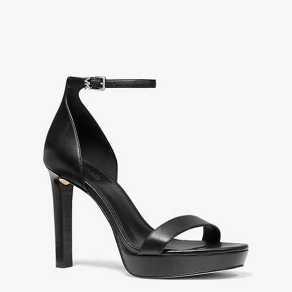 MICHAEL KORS Margot Leather Platform Sandal size 9.5 - Picture 1 of 3